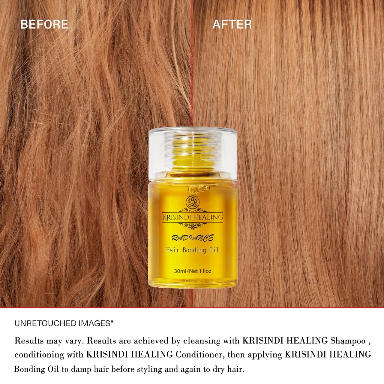 Krisindi Healing Radiance Hair Bonding Oil